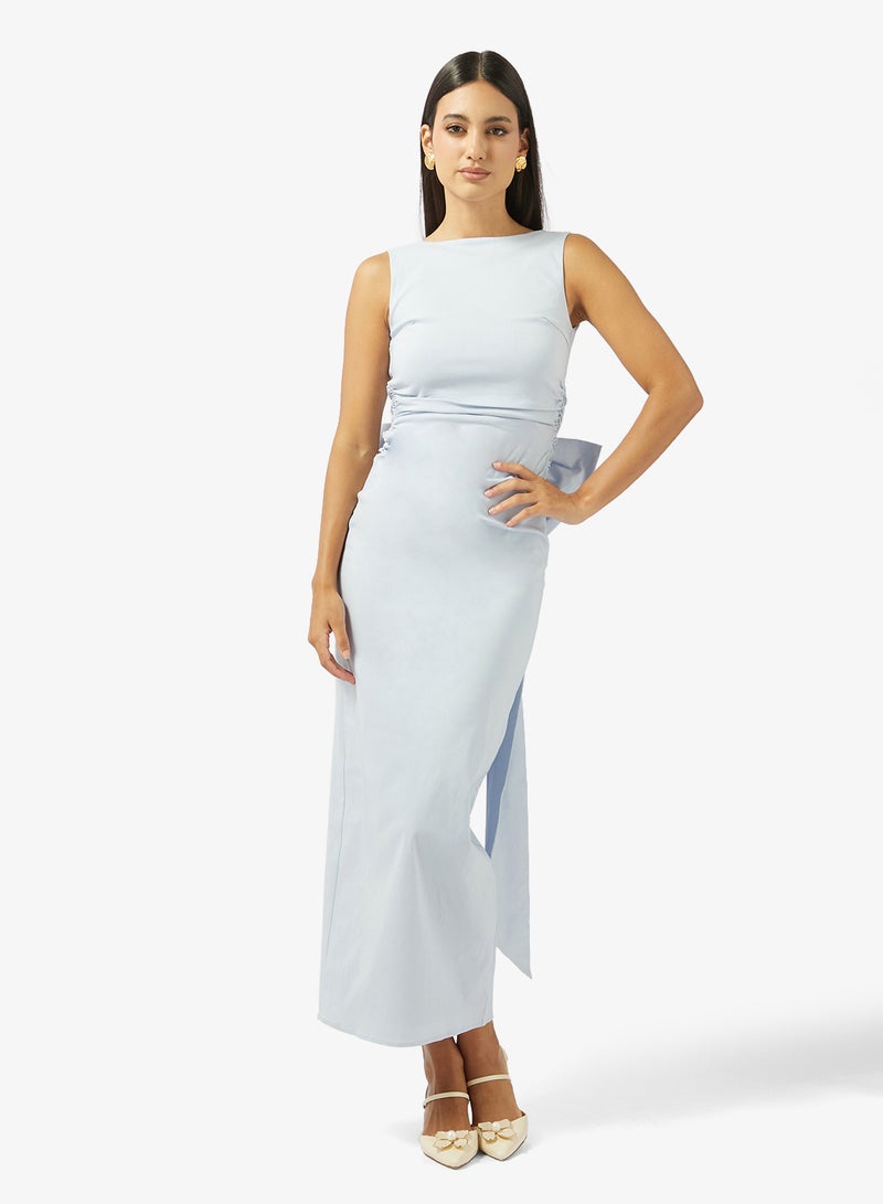 TFNC Bow Back Sleeveless Maxi Dress - Image 1